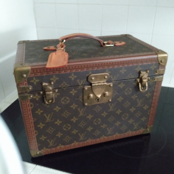 Louis Vuitton Boite Trunk Vanity Train Case Cross - Picture 5 of 6